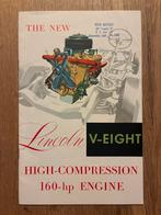 1952 Lincoln V8 brochure, Verzenden, Zo goed als nieuw, Overige merken