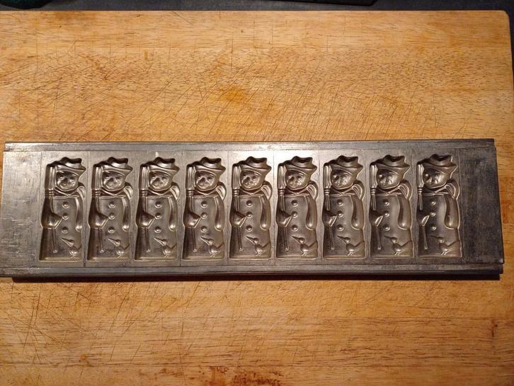 Antieke Chocoladevorm Sneeuwman vormenfabriek Holland, Antiek en Kunst, Antiek | Servies los, Verzenden