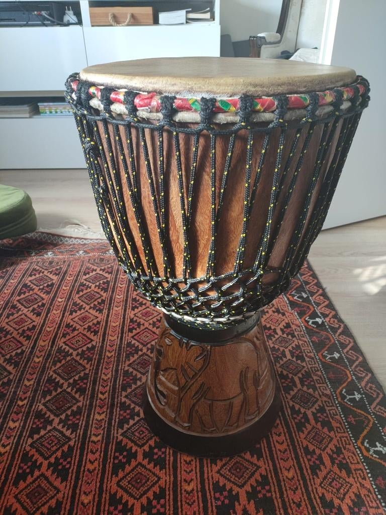 Djembe, Muziek en Instrumenten, Percussie, Ophalen, Gebruikt, Trommel