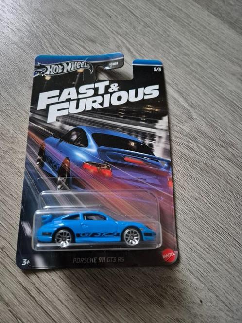 Hot Wheels Porsche 911 996 GT3 RS Cup Fast Furious, Hobby en Vrije tijd, Modelauto's | Overige schalen, Nieuw, Auto, Ophalen of Verzenden