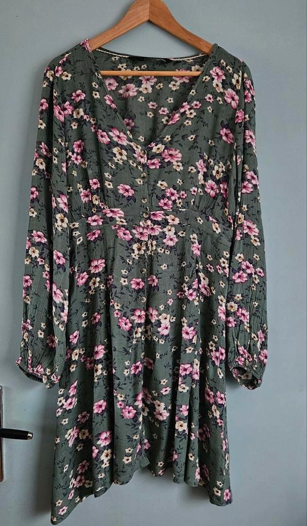 Groene a-lijn jurk anytime maat 46, Kleding | Dames, Jurken, Zo goed als nieuw, Maat 46/48 (XL) of groter, Groen, Ophalen of Verzenden