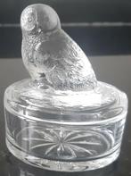 Vintage Franse Luminarc glazen potje uil, Antiek en Kunst, Ophalen of Verzenden