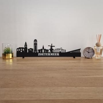 Houten Skyline Zoetermeer - MDF 55 CM beschikbaar voor biedingen