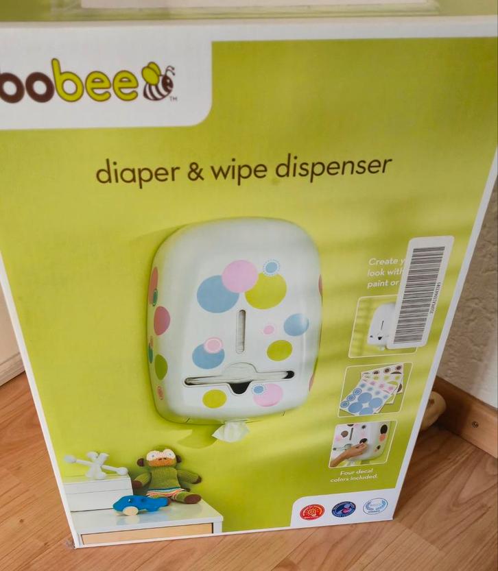 NIEUW Bobee Luier billendoekjes Dispenser houder niet gratis, Kinderen en Baby's, Kinderkamer | Inrichting en Decoratie, Nieuw