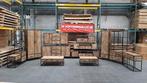 Industrieel mangohouten boekenkast, 100x200x40cm, Nieuw, 25 tot 50 cm, 100 tot 150 cm, Metaal