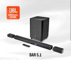 JBL Bar 5.1 Surround Soundbar met draadloze subwoofer, Ophalen of Verzenden, Met externe subwoofer, Zo goed als nieuw
