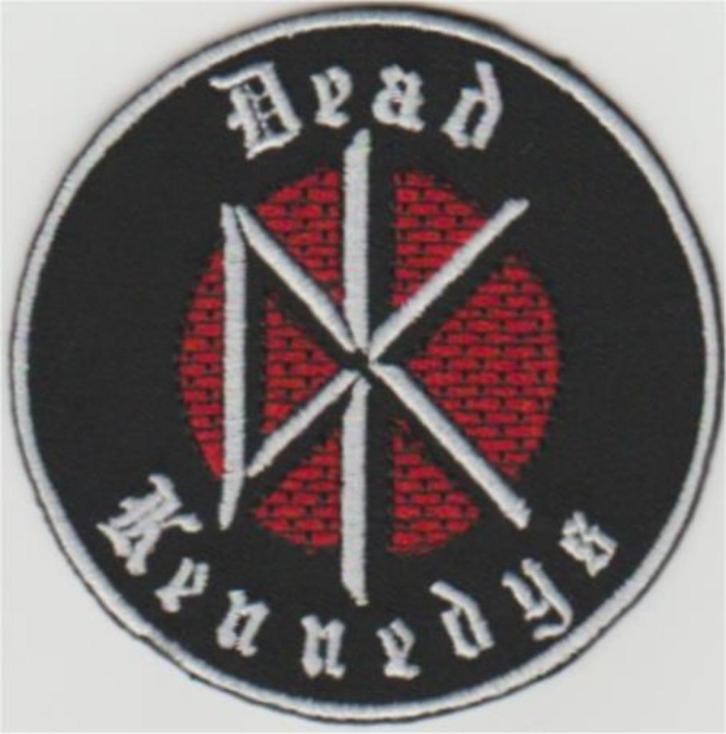 Dead Kennedys stoffen opstrijk patch embleem, Verzamelen, Muziek, Artiesten en Beroemdheden, Nieuw, Kleding, Ophalen of Verzenden