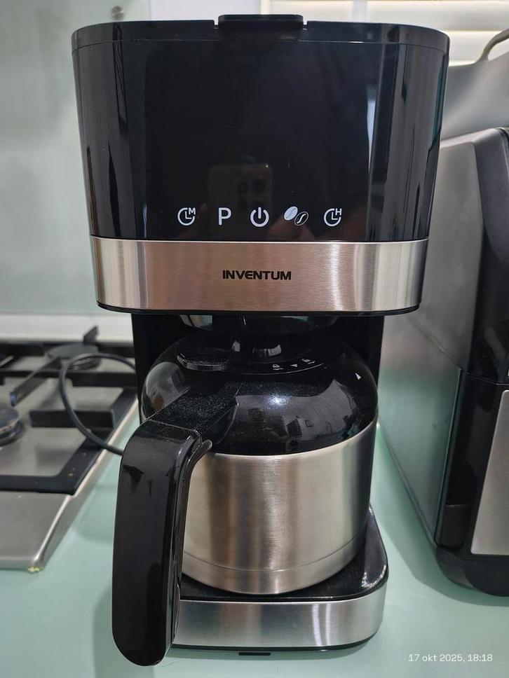 Inventum Koffiezetapparaat KZ818D, Witgoed en Apparatuur, Koffiezetapparaten, Gebruikt, Gemalen koffie, Koffiemachine, 4 tot 10 kopjes
