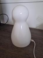 Witte Melkglas Pion Lamp, Huis en Inrichting, Lampen | Vloerlampen, Gebruikt, Ophalen of Verzenden, Glas, Minder dan 100 cm