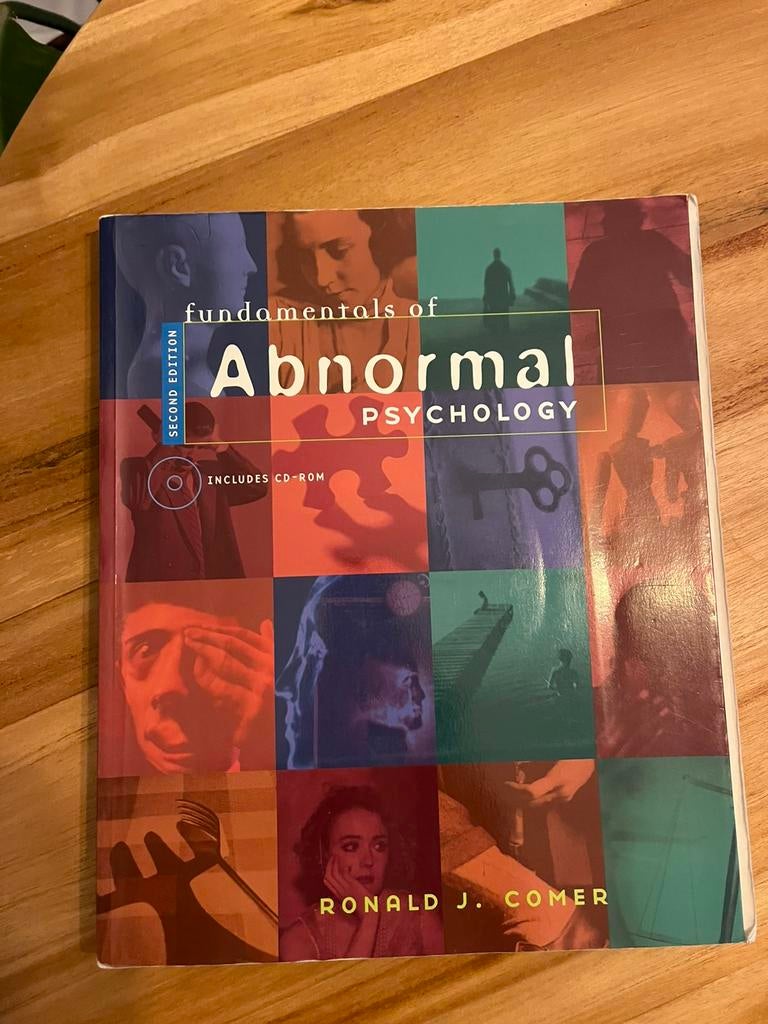 Fundamentals of abnormal psychology - RJ Comer, Boeken, Psychologie, Gelezen, Ophalen of Verzenden