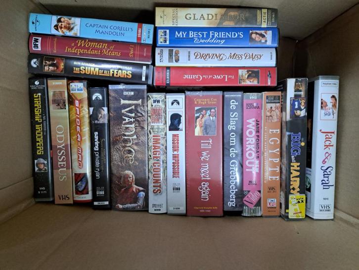 videobanden, Cd's en Dvd's, VHS | Film, Gebruikt, Overige genres, Alle leeftijden, Ophalen
