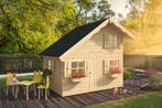 Speelhuisje Lola | 16 mm | vuren onbehandeld | 220 x 180 cm, Ophalen of Verzenden, Gebruikt, Hout