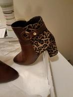 Elegante bruine enkellaarsjes met luipaardprint Gabor, Bruin, Lage of Enkellaarzen, Gabor, Ophalen of Verzenden