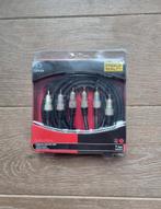 Q-Link 3x Rca kabel 2m, Audio, Tv en Foto, Audiokabels en Televisiekabels, Ophalen of Verzenden, Nieuw, 2 tot 5 meter, Componentkabel