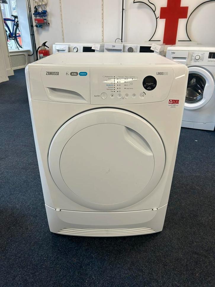 Zanussi Lindo 300 8kg condensdroger incl garantie&bezorgen, Witgoed en Apparatuur, Wasdrogers, Zo goed als nieuw, Condens, 8 tot 10 kg