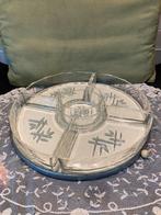 Vintage hapjesschaal Art Deco (090324), Huis en Inrichting, Keuken | Servies, Ophalen of Verzenden, Glas, Overige stijlen