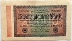 Duitsland bankbiljet 20 duizend mark 1923 972, Postzegels en Munten, Bankbiljetten | Europa | Niet-Eurobiljetten, Verzenden, Duitsland