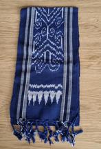 Indonesische sjaal blauw, Ophalen of Verzenden, Nieuw, Sjaal