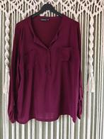 Aubergine basic blouse, Ophalen of Verzenden