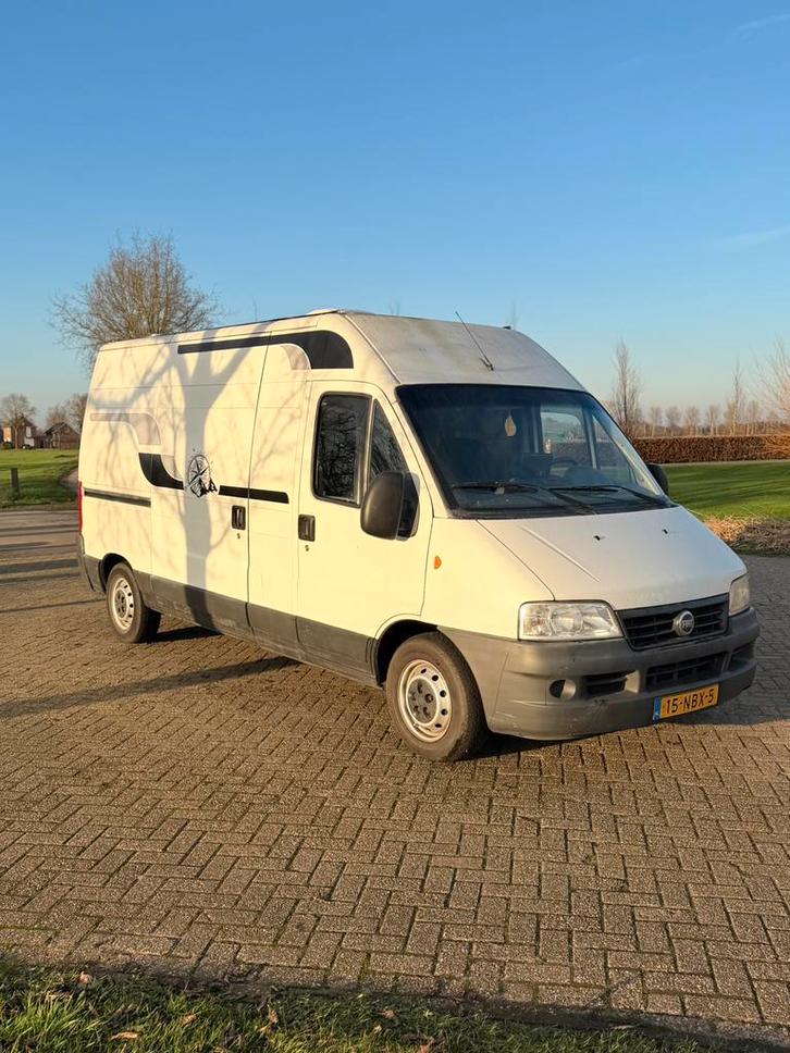 Fiat Ducato 2.3 JTD buscamper campeer bus camper, Caravans en Kamperen, Campers, Bedrijf, tot en met 2, Buscamper of Camperbus