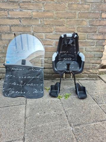 Fietsstoeltje voor + windscherm beschikbaar voor biedingen