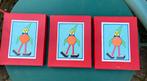 3x Papieren mozaïek, Antiek en Kunst, Antiek | Speelgoed, Ophalen of Verzenden