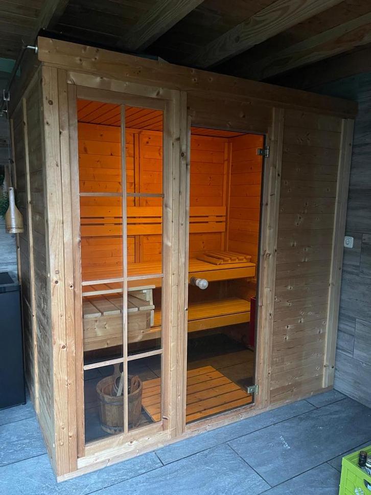 Sauna binnen, Sport en Fitness, Sauna, Zo goed als nieuw, Complete sauna, Fins of Traditioneel, Ophalen
