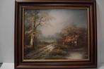 te koop olieverfschilderij met echtheidcertificaat, Antiek en Kunst, Kunst | Schilderijen | Klassiek, Ophalen