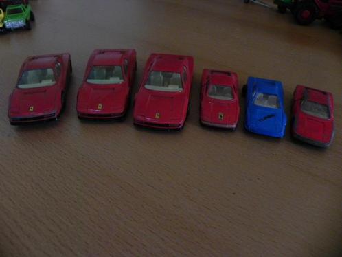 6x Ferrari testarossa, Hobby en Vrije tijd, Modelauto's | Overige schalen, Gebruikt, Auto, Ophalen of Verzenden