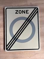 Verkeersbord einde zone, Verzamelen, Overige Verzamelen, Ophalen, Gebruikt