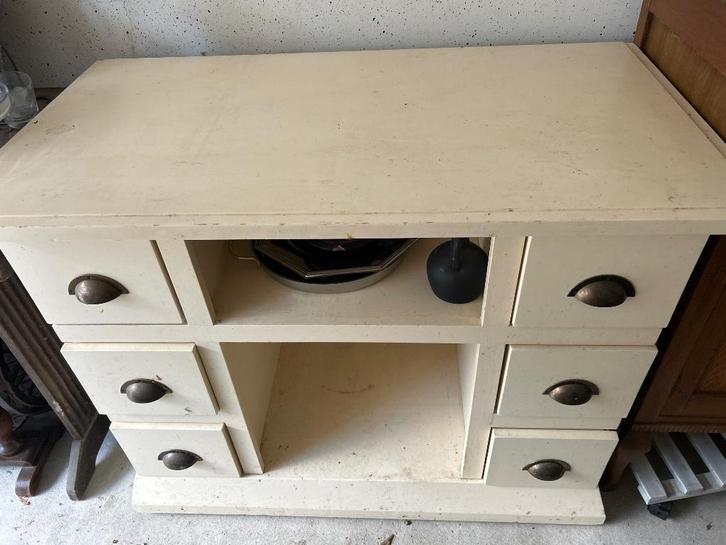 Kastje, Huis en Inrichting, Kasten | Ladekasten, Gebruikt, Minder dan 100 cm, 100 tot 150 cm, 75 cm of meer, 5 laden of meer, Ophalen