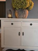 Wit houten kastje in landelijke stijl, Huis en Inrichting, Ophalen, Gebruikt, 50 tot 100 cm, Landelijk