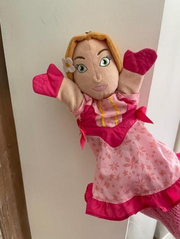 Handpop Efteling. Sprookjesbos Assepoester / prinses.   beschikbaar voor biedingen