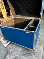 Flightcase groot met bluewheels, Ophalen, Zo goed als nieuw, Flightcase