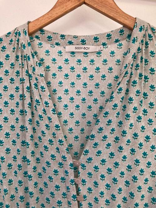 Sissy Boy Jurk maat S boho india print dessin, Kleding | Dames, Jurken, Gedragen, Maat 38/40 (M), Groen, Knielengte, Ophalen of Verzenden