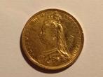 1890 Gold Sovereign Coin Queen Victoria Jubilee Head, Verzenden, Overige landen, Losse munt, Goud