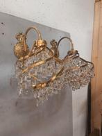 Twee gave kristallen wandlampen in zeer goede staat, Antiek en Kunst, Antiek | Lampen, Ophalen of Verzenden