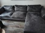 Grijze hoekbank in gebruikte staat, Ophalen, 250 tot 300 cm, Gebruikt, 100 tot 125 cm