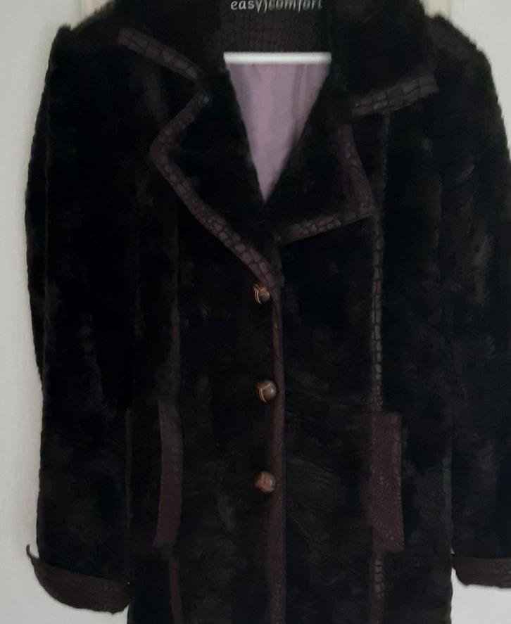 Bruin Imitatie Bontjasje - Maat 40, Kleding | Dames, Jasjes, Kostuums en Pakken, Zo goed als nieuw, Jasje, Maat 38/40 (M), Bruin