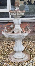 Tuinfontein met spuwende kikkers, Tuin en Terras, Ophalen, Gebruikt, Beton, Overige typen