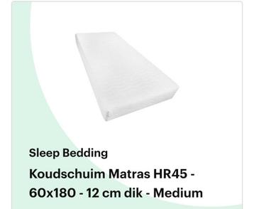 koudschuim matras beschikbaar voor biedingen