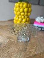 Vintage glazen taartplateau! ZO MOOI!, Huis en Inrichting, Woonaccessoires | Etagères, Ophalen of Verzenden, Zo goed als nieuw