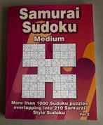 Sudoku puzzelboek - Samurai, Hobby en Vrije tijd, Denksport en Puzzels, Ophalen of Verzenden, Nieuw, Puzzelboek