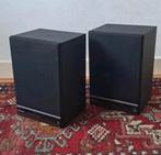 Philips F1602 Hifi Speakerset - Vintage Zwart, Ophalen, Gebruikt, Front, Rear of Stereo speakers, Philips