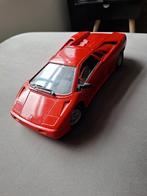 Lamborgini diablo rood modelauto 1:18, Ophalen of Verzenden, Zo goed als nieuw, Auto, Maisto