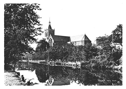 974316	Vianen	Utr 1965 Herv kerk	Nette oude kaart Onbeschrev, Verzamelen, Ansichtkaarten | Nederland, Ongelopen, Utrecht, 1960 tot 1980
