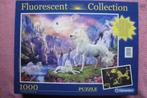CLEMENTONI FLUORESCENT COLLECTION PUZZLE 1.000st. 3.95euro., Ophalen of Verzenden, 500 t/m 1500 stukjes, Zo goed als nieuw, Legpuzzel