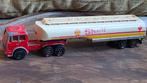 Majorette Shell Tanker Truck + Trailer, Ophalen of Verzenden, Gebruikt, Bus of Vrachtwagen