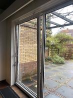 Kunststof schuifpui – 2-delig – 242 x 216 cm, Ophalen, Kunststof, Gebruikt, 225 cm of meer