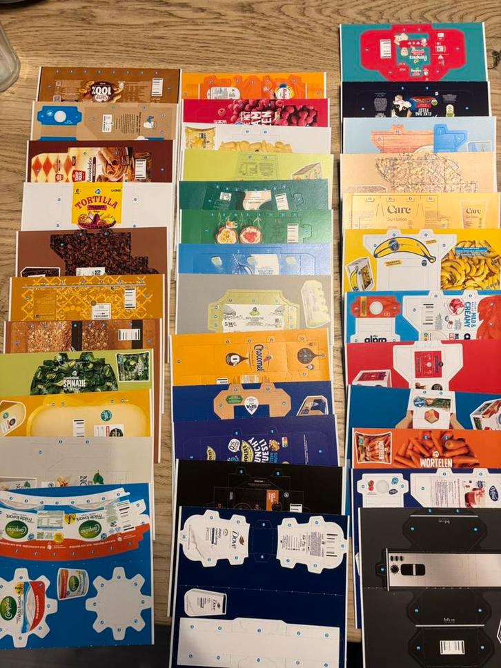 AH mini’s bijna complete set (37 stuks), Verzamelen, Supermarktacties, Albert Heijn, Ophalen of Verzenden